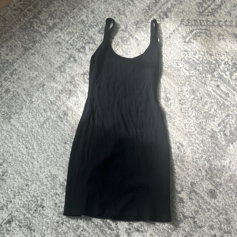 Reformation backless ribbed dress